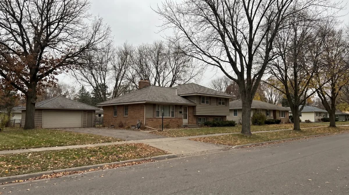 Brooklyn Center, MN — neighborhood roofing view