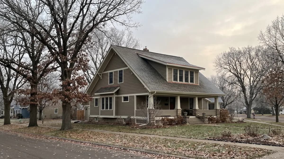 Cambridge, MN — neighborhood roofing view